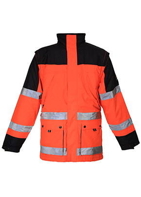 Safety Clothing high Visibility Reflective Jacket orange  HH19095（MAN）