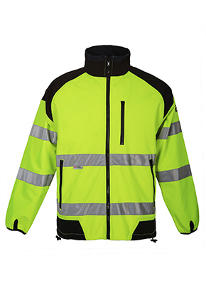 High Visibility Safety Reflective Long Jacket yellow HH19107（MAN）